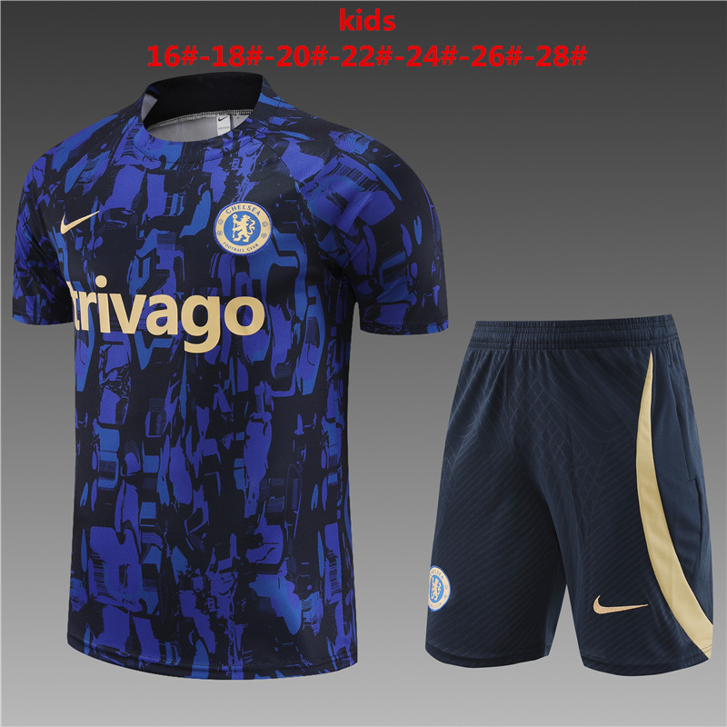 23-24 Chelsea Camouflage Training Short Sleeve Suit