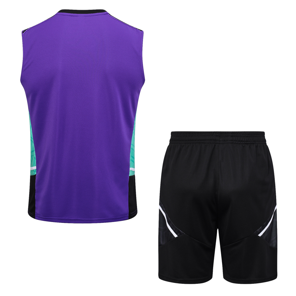 23-24 season Real Madrid Purple Training Vest Set