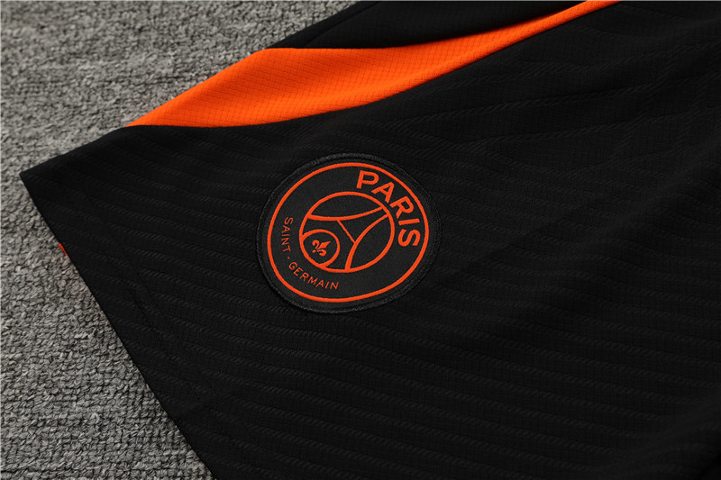 23-24-Short-sleeved training uniform Jordan Paris black and yellow [camouflage style]
