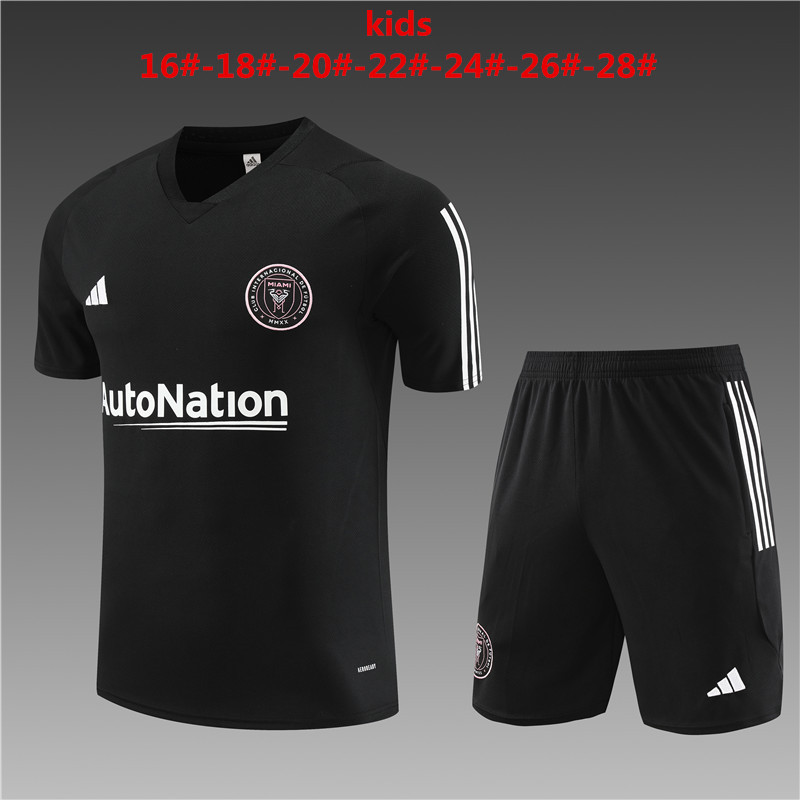 23-24 Short Sleeve Training Jersey Miami Black