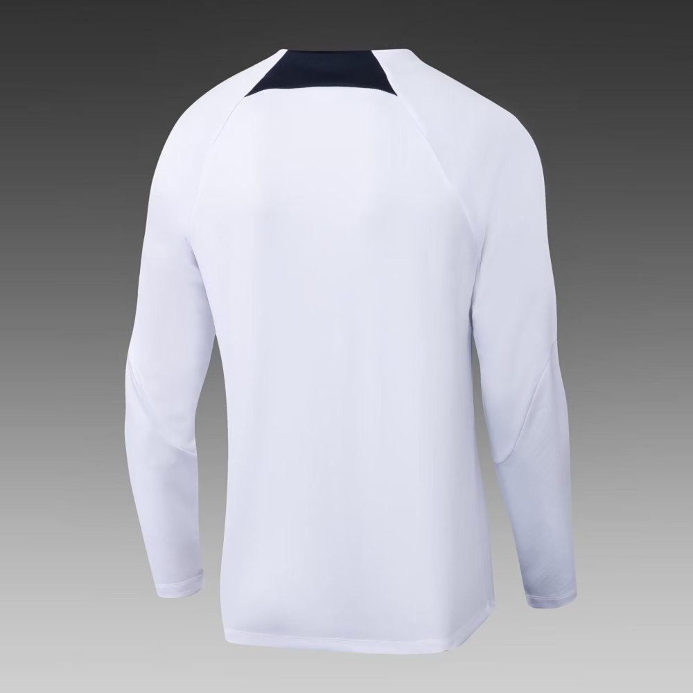 2022/2023 Paris Saint-Germain half-pull training suit white suit