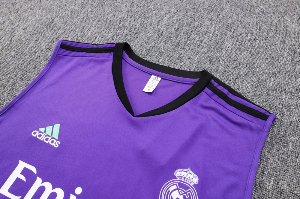 23-24 season Real Madrid Purple Training Vest Set