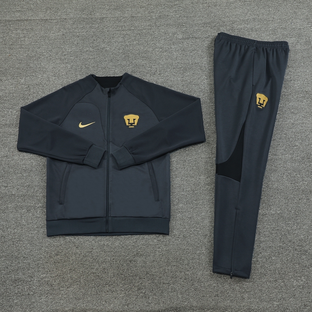 23-24 pumas unam 01 dark gray jacket suit