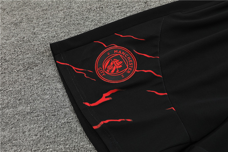 23-24 Short Sleeve Training Wear Manchester City Orange Red