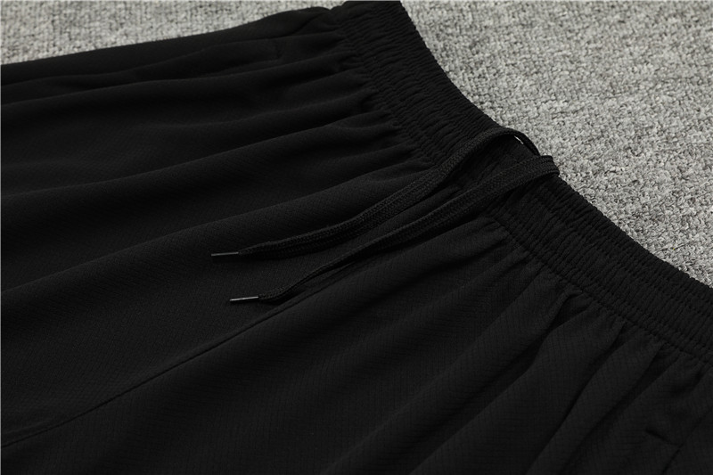 23-24 AC Milan black training short-sleeved suit