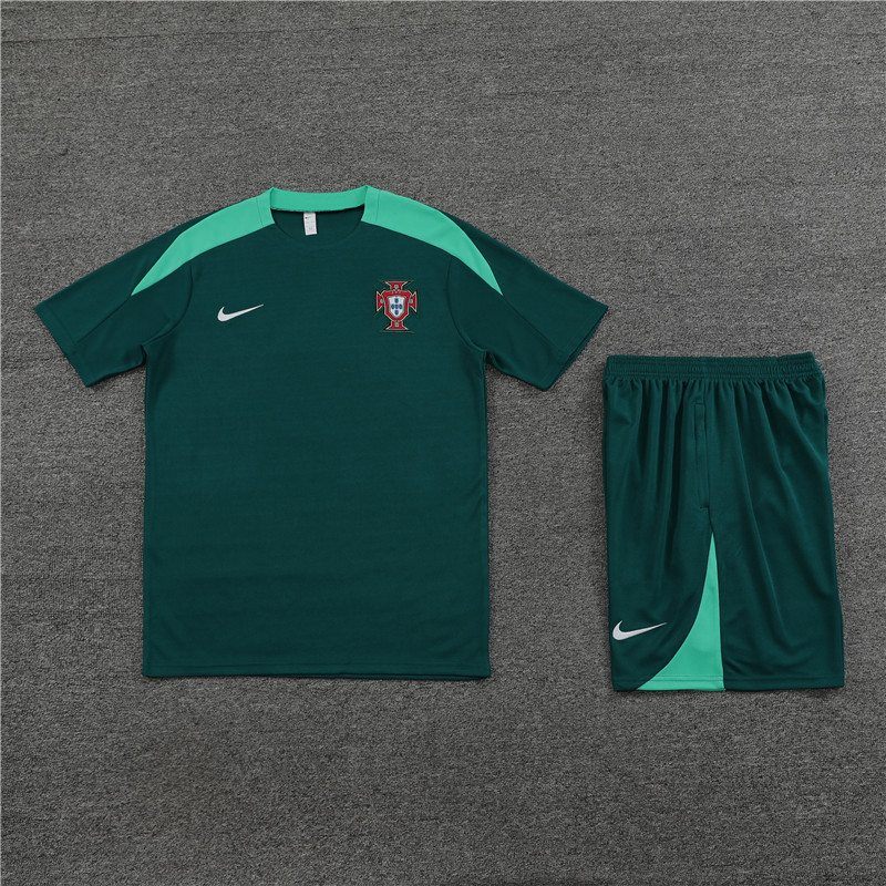 24-25 Short Sleeve Training Jersey Portuguese Green