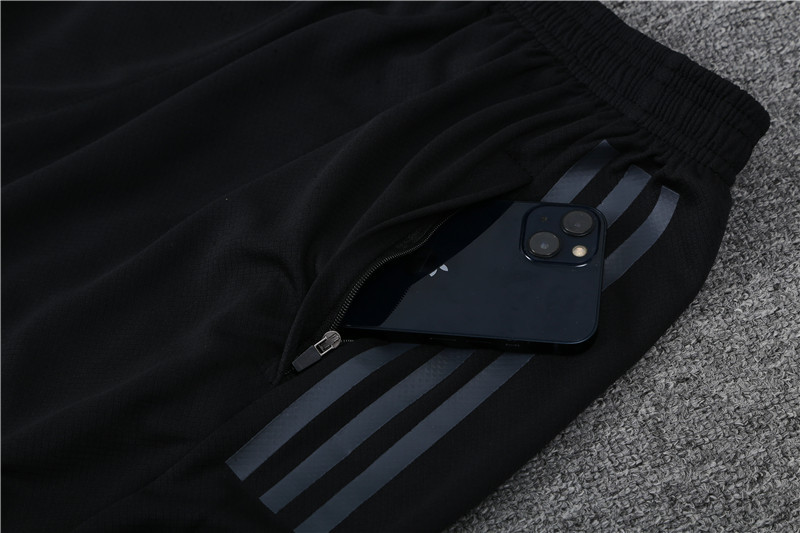 2023-24-Short-sleeved training jersey Real Madrid dark gray
