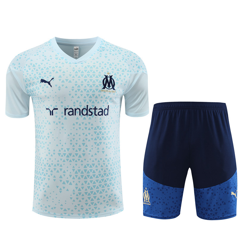23-24 Olympic Marseille training-short sleeves