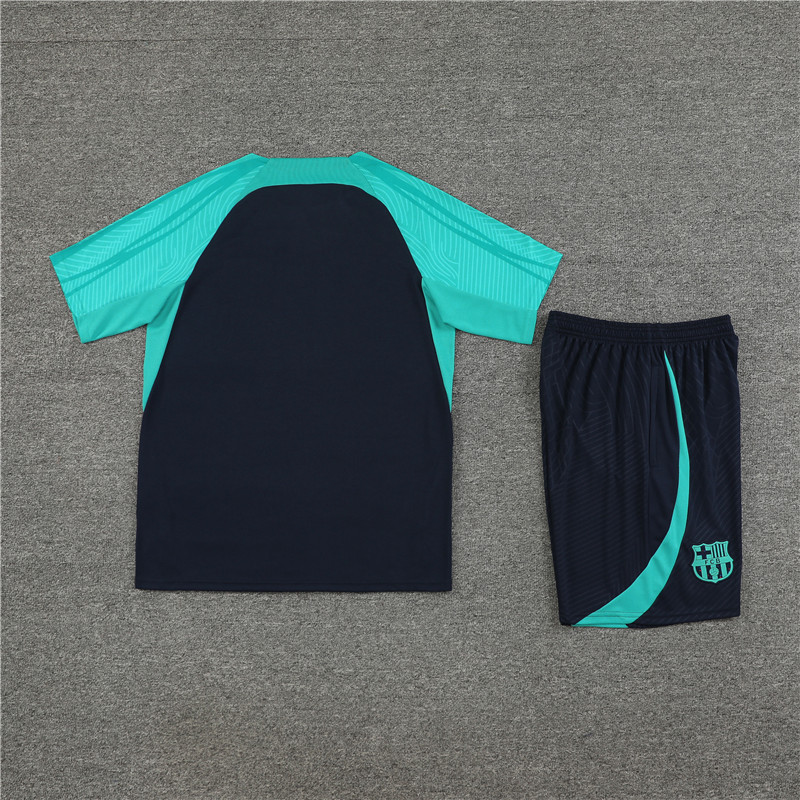 23-24-Short-sleeved training suit Barcelona royal blue