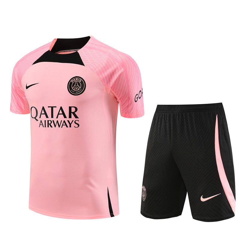 23-24 Short Sleeve Training Wear Paris Pink