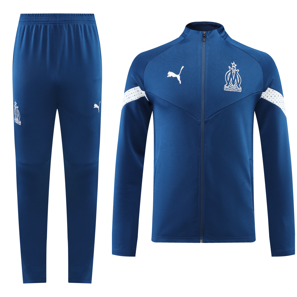 22-23 season Marseille blue jacket suit