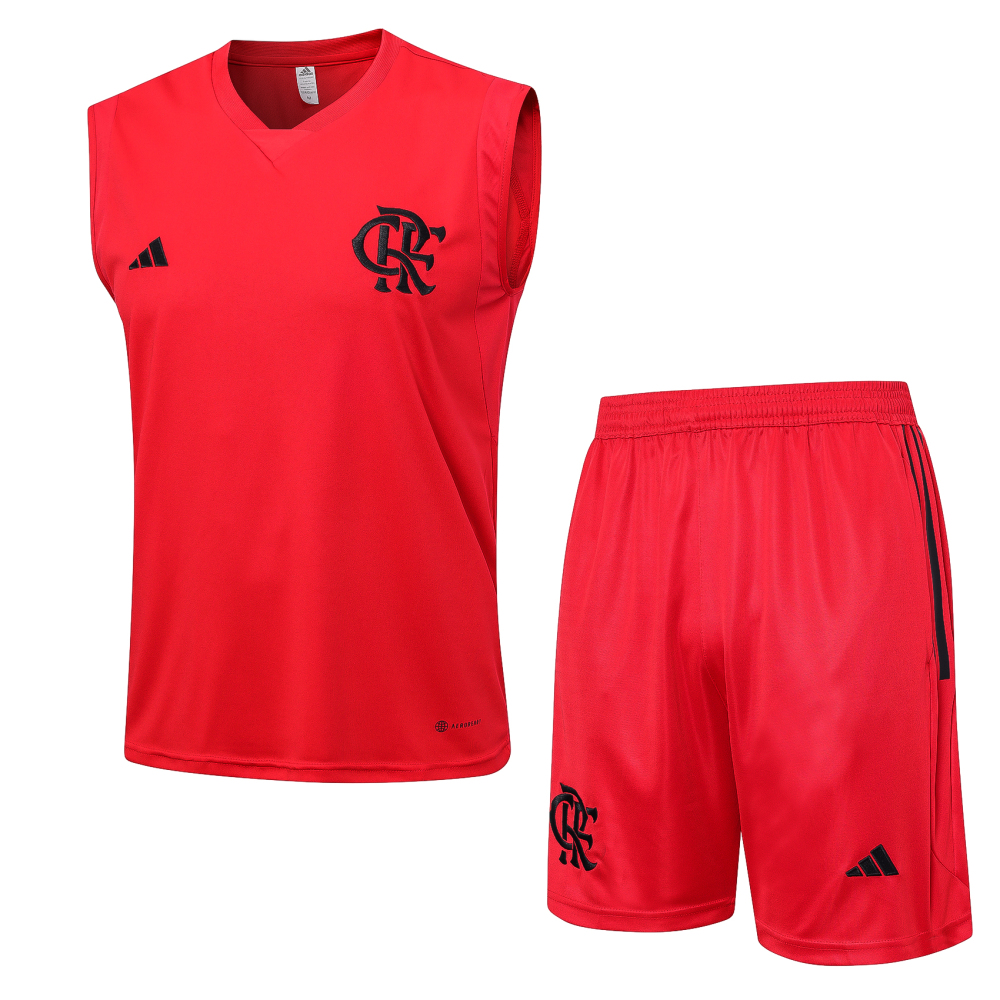 23-24 season Flamenco red training vest set