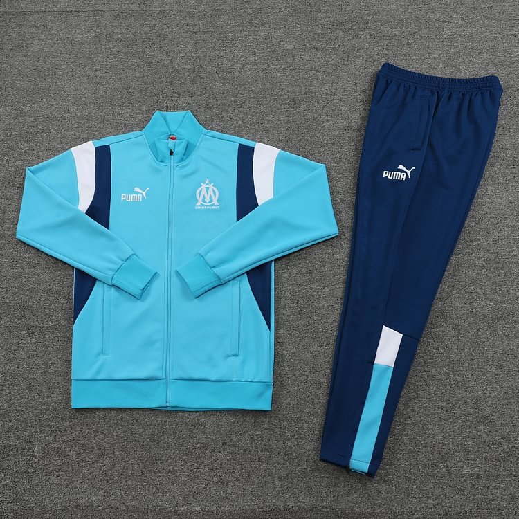 23-24 season Marseille 01 royal blue jacket suit