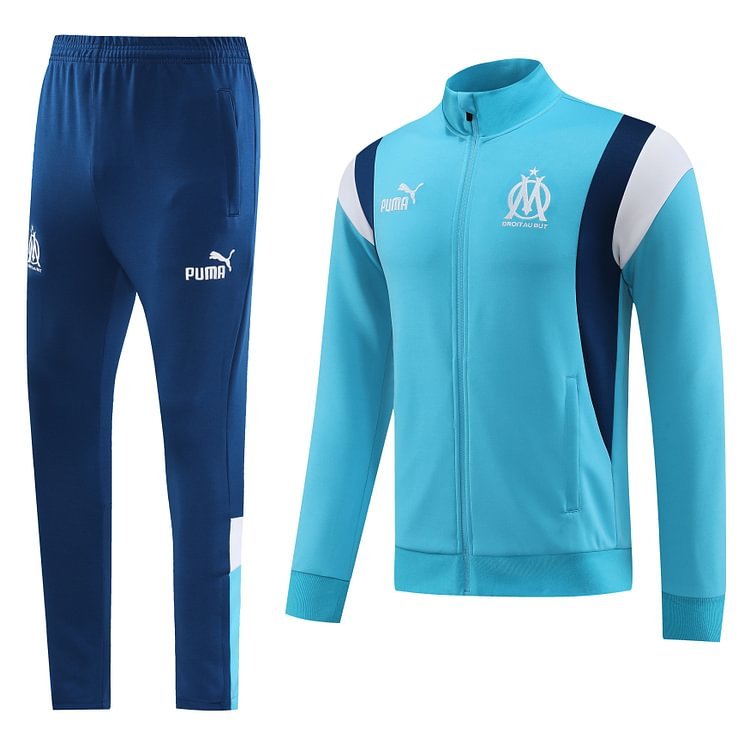 23-24 season Marseille 01 royal blue jacket suit