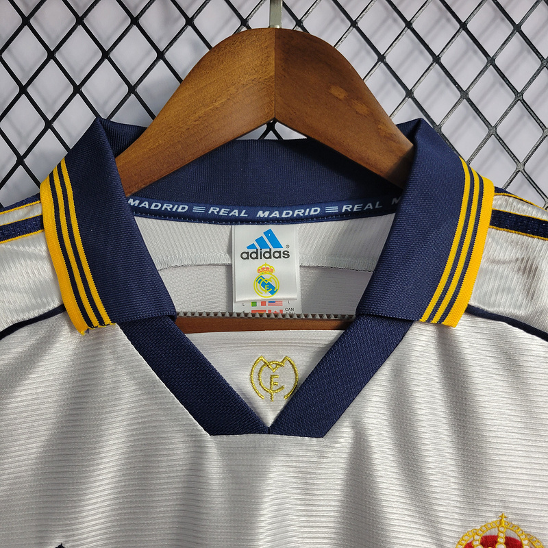 Retro 1998-00 Real Madrid home raul Football jersey retro