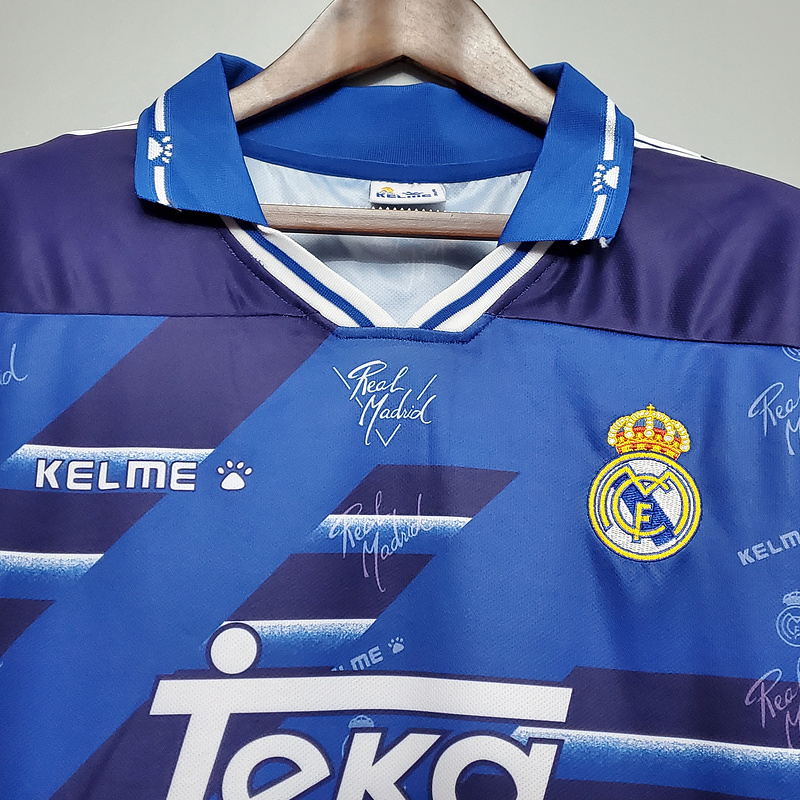 Retro 94-96 Real Madrid away Football jersey retro