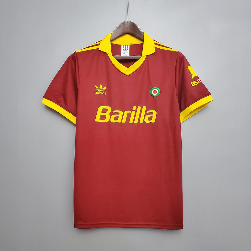 Retro Roman 91-92 home   Football jersey retro