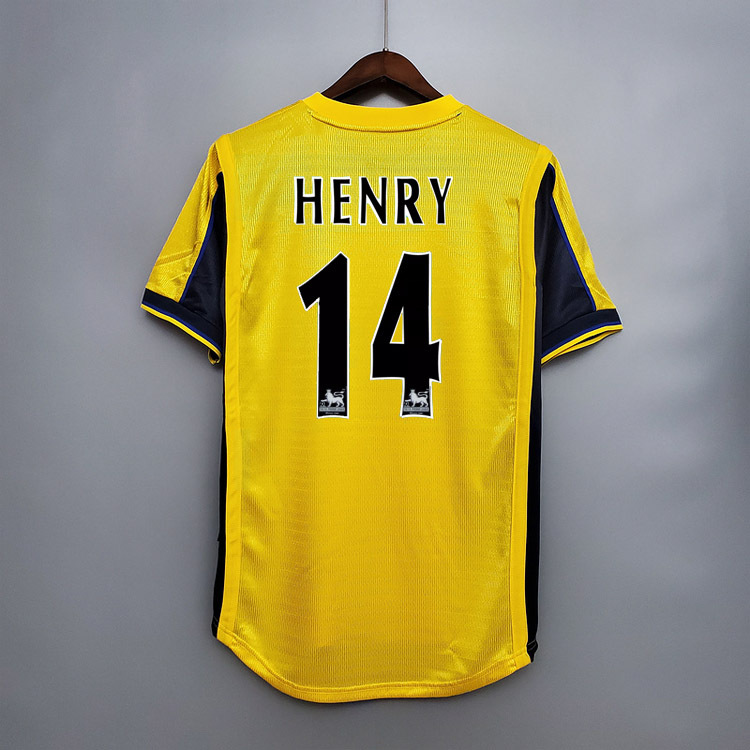Retro Arsenal 99-00 away BERGKAMP ADAMS HENRY Football jersey retro