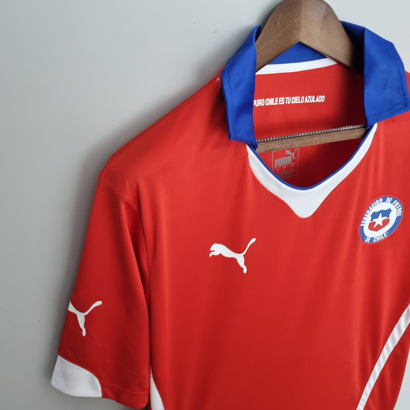 Retro 2014 Chile home   Football jersey retro
