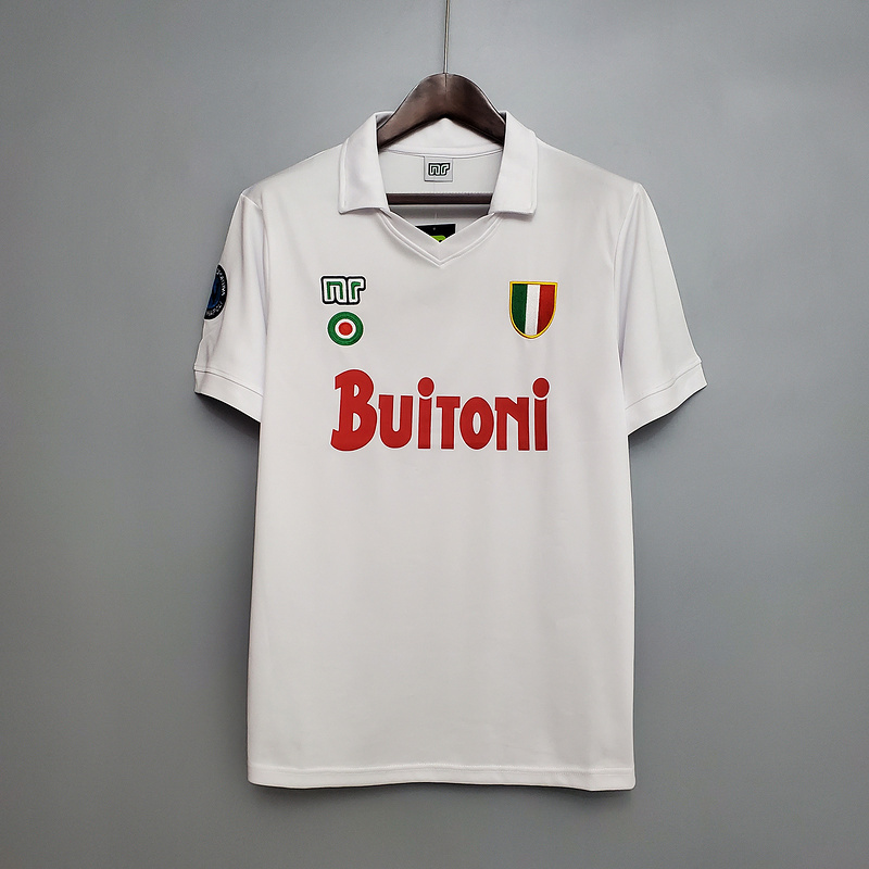 Retro Naples 87-88 away   Football jersey retro