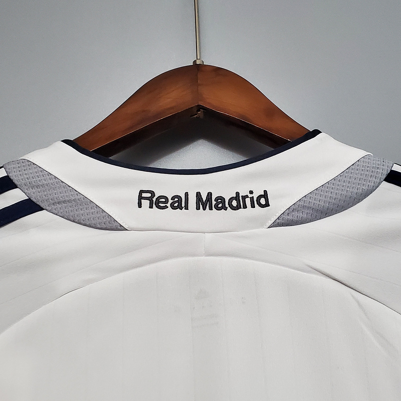Retro Real Madrid Long sleeve 2006-07 home   Football jersey retro