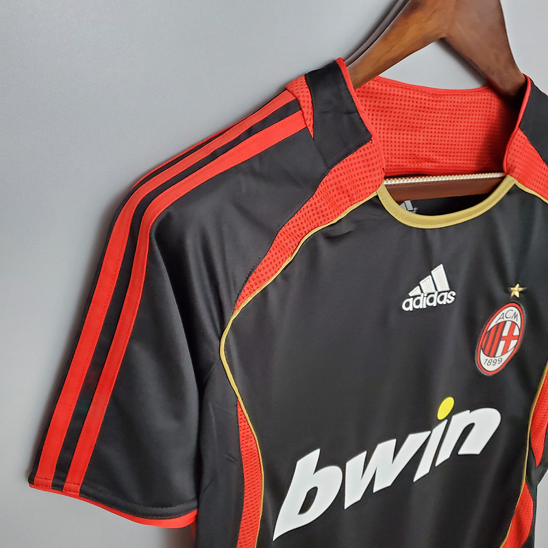 Retro 2006-07 AC Milan third away MALDINI KAKA PIRLO  Football jersey retro