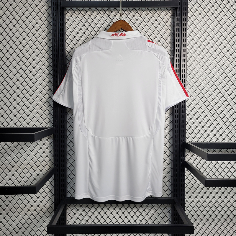 Retro 2007-08 AC Milan Away RONALDO KAKA  SHEVCHENKO NESTA MALDINI Football jersey retro