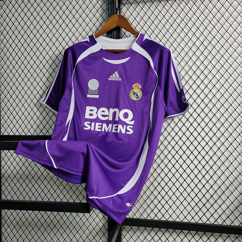 Retro 2006-07 Real Madrid Purple RONALDO  Football jersey retro