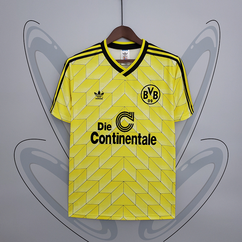 Retro Dortmund 1988 home   Football jersey retro