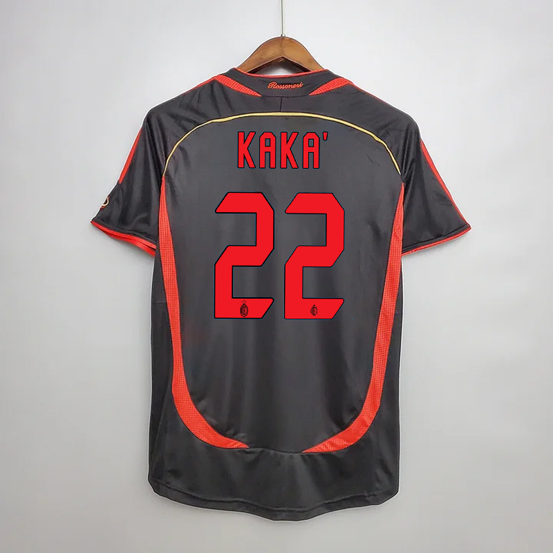 Retro 2006-07 AC Milan third away MALDINI KAKA PIRLO  Football jersey retro