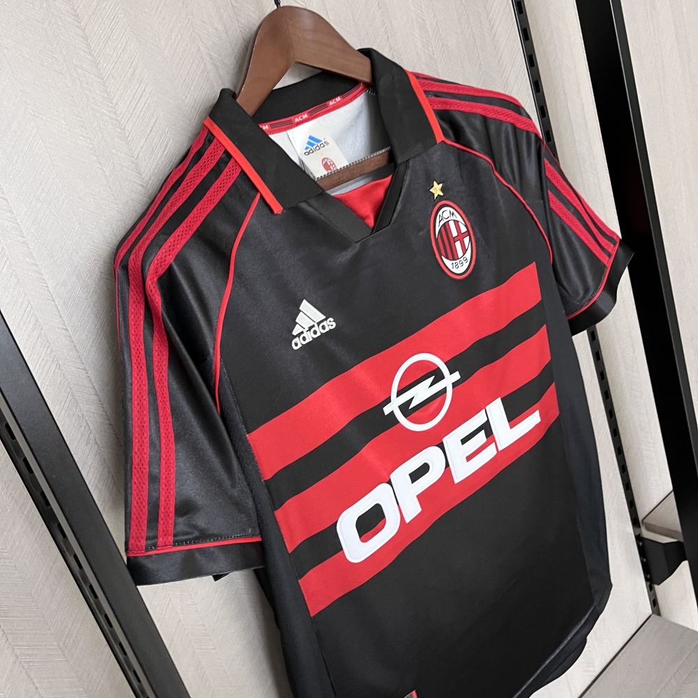 Retro 1998-99 AC Milan Away SHEVCHENKO ALBERTINI BOBAN BIERHOFF MALDINI Football jersey