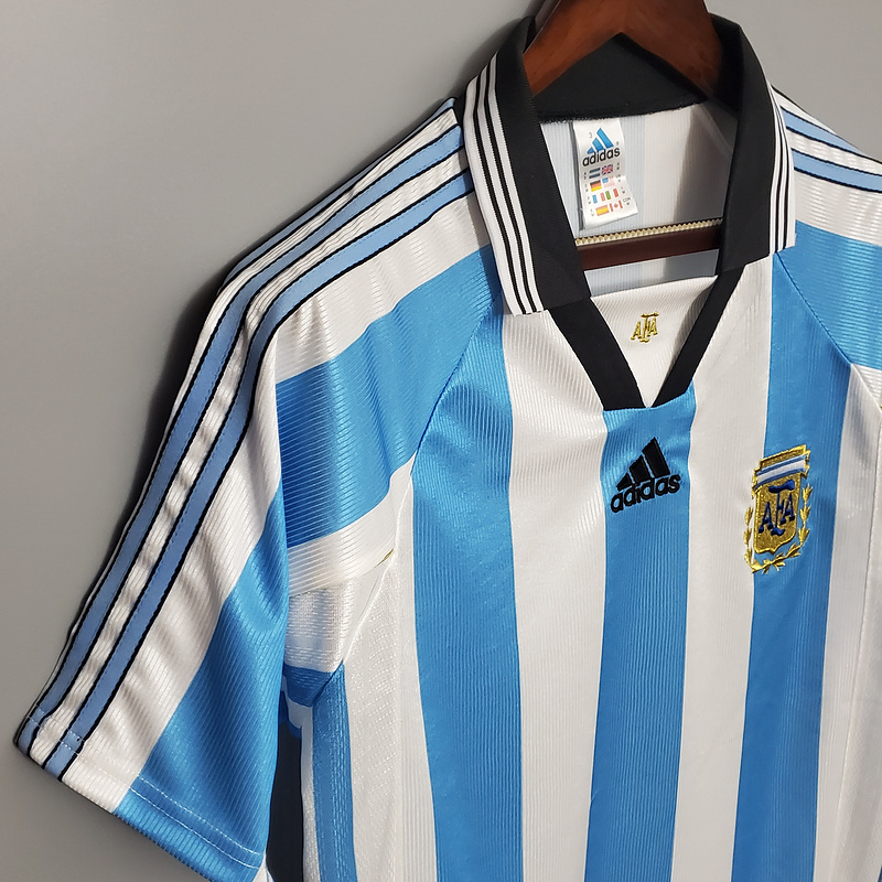 Retro Argentina 1998 home   Football jersey retro