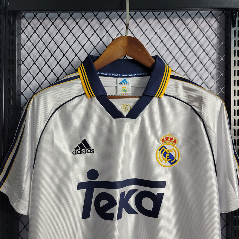 Retro 1998-00 Real Madrid home raul Football jersey retro
