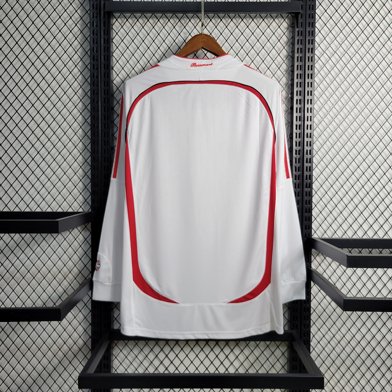 Retro Long Sleeve 2006-07 AC Milan Away MALDINI KAKA PIRLO  Football jersey Kaka