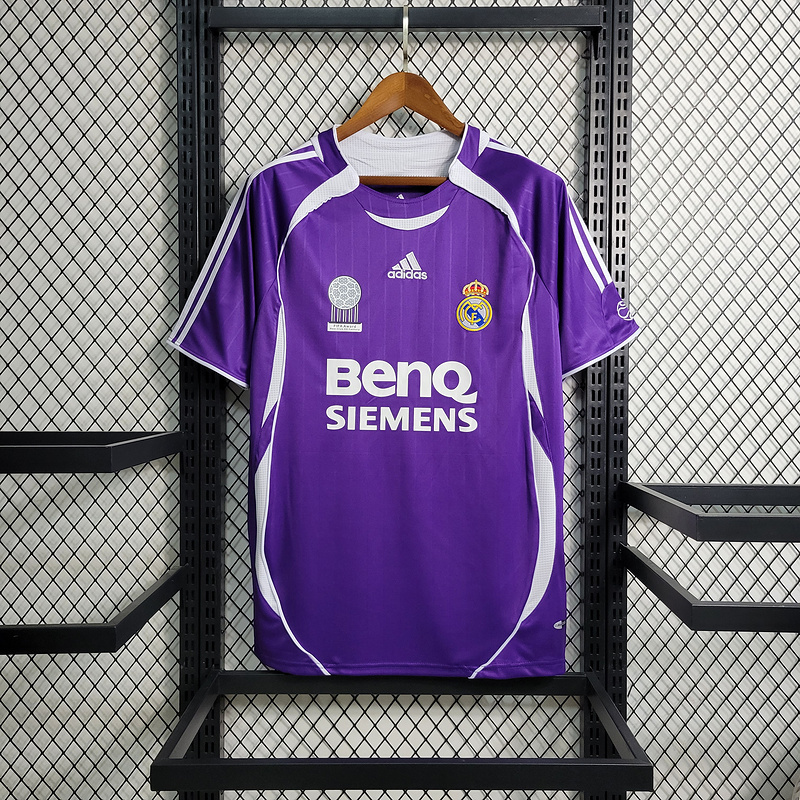 Retro 2006-07 Real Madrid Purple RONALDO  Football jersey retro
