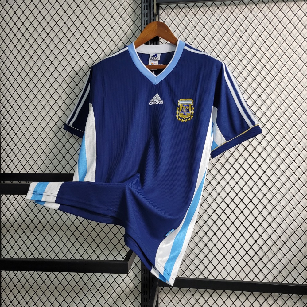Retro 1998 Argentina away   Football jersey retro