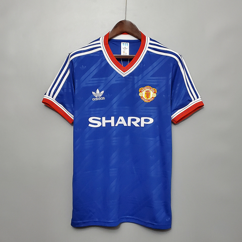 Retro 1986-88 Manchester United third away   Football jersey retro