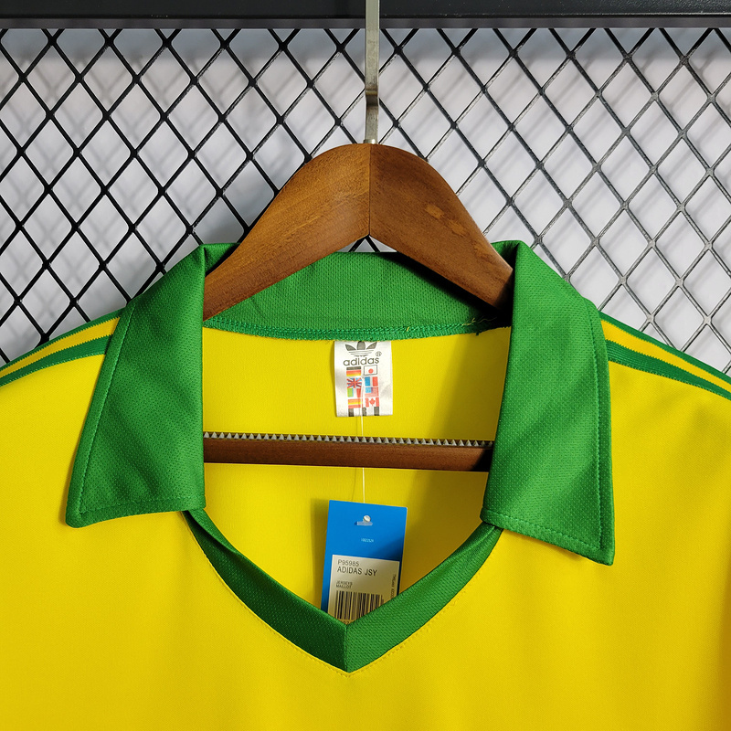 Retro 1979 Brazil Home  Football jersey retro