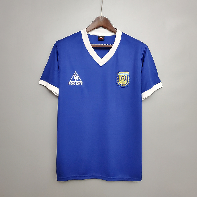 Retro Argentina 1986 away  Football jersey retro