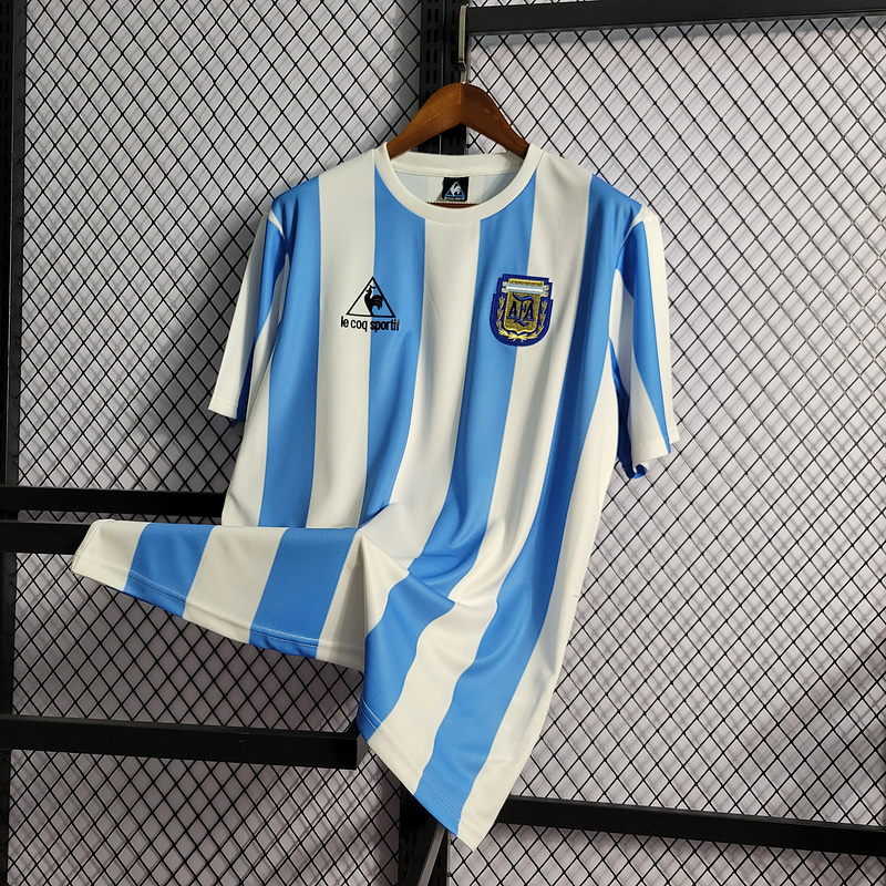 Retro 1986 Argentina home  Football jersey retro