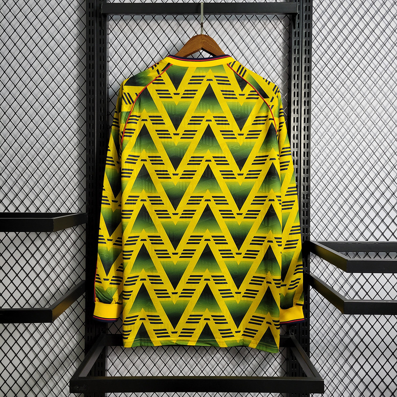 Retro Long Sleeve 1991-93 Arsenal Away   Football jersey retro