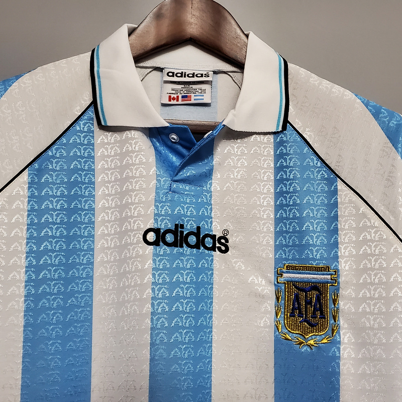 Retro Argentina 96-97 home   Football jersey retro