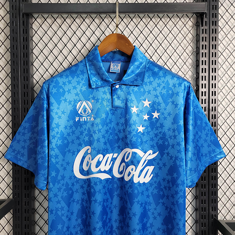 Retro Cruzeiro 93-94 Home   Football jersey retro
