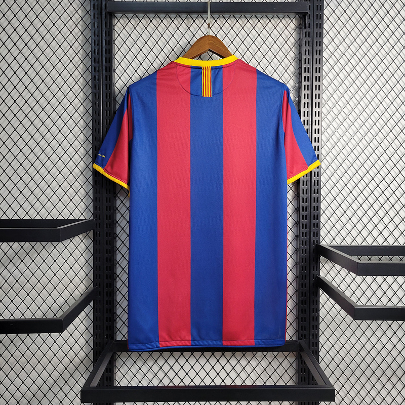 Retro Barcelona 2010-11 home MESSI PIQUE IBRAHIMOUIC XAVI A.INISTA PUYOL HENRY Football jersey retro