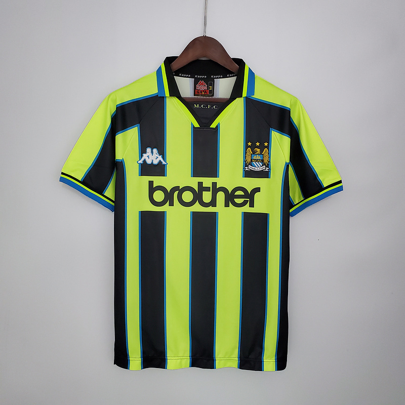 Retro Manchester City 98-99 away   Football jersey retro