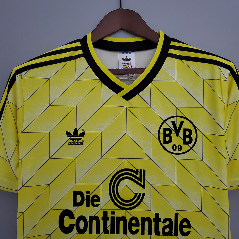 Retro Dortmund 1988 home   Football jersey retro