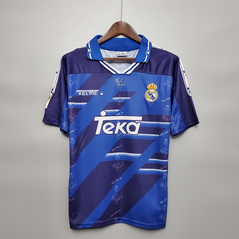 Retro 94-96 Real Madrid away Football jersey retro