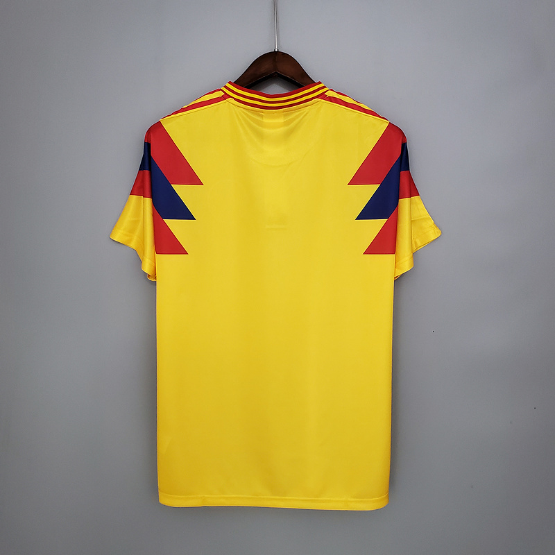 Retro Colombia 1990 home   Football jersey retro
