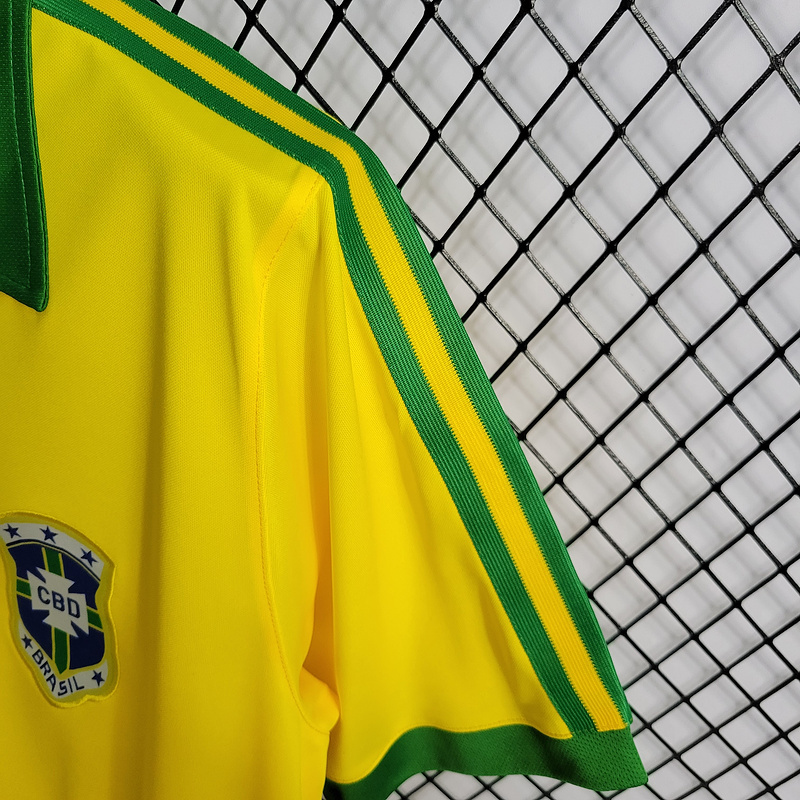 Retro 1979 Brazil Home  Football jersey retro