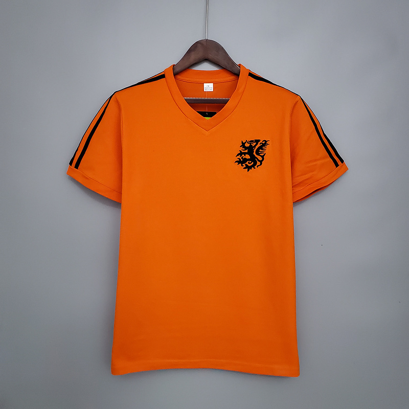 Retro Holland 1974 Training Suit Orange   Football jersey retro